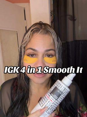 🔥🔥🔥 #igk #igkhair #igksmoothit #newyearnewaura #heatprotectant #frizzcontrol 