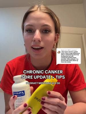 Replying to @E- Milli  Let me know if yall have any questions!!! #cankersore #cankersoreremedies #chroniculcers #chroniccankersores #twicetoothpaste 