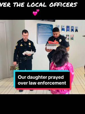 What a blessing to be able to pray over law enforcement! #christmasday #christmascountdown #christmastiktok #outreach #christmastradition #christmastraditionsforkids #prayingforyou #sayingaprayer #christiantiktok #blackchristians #celebratingchristmas 