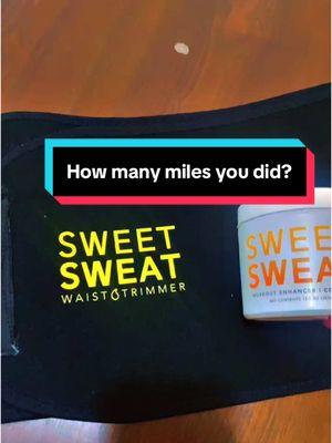 Sweet Sweat Waist Trainer 	1.	Increased Core Temperature 	•	The waist trainer helps trap heat around your midsection, promoting thermogenic activity that can enhance sweating during exercise. 	2.	Enhanced Posture and Core Support 	•	Provides support to your core, encouraging better posture during workouts and daily activities. 	3.	Improved Focus on the Midsection 	•	Helps you target your abdominal muscles by engaging them more effectively during workouts. 	4.	Temporary Slimming Effect 	•	Compresses the waist, giving a slimmer appearance and boosting confidence. 	5.	Comfort and Durability 	•	Made with flexible, durable materials that allow for a full range of motion while staying secure during workouts.  Sweet Sweat Enhancement Cream 	1.	Promotes Increased Sweating 	•	The cream is designed to enhance sweating in areas where it’s applied, helping to release toxins and potentially support water weight loss. 	2.	Improved Circulation 	•	Ingredients in the cream can help increase blood flow to the targeted area, potentially improving workout performance and recovery. 	3.	Moisturizes Skin 	•	Acts as a skin-conditioning agent, leaving your skin feeling smooth and hydrated post-workout. 	4.	Boosts Workout Efficiency 	•	Helps you feel the intensity of your workouts by stimulating sweat production, providing a sense of accomplishment. 	5.	Easy to Apply and Non-Sticky 	•	The cream glides on easily and doesn’t leave a sticky residue, making it convenient to use.   Benefits of Using Both Together 	•	Maximized Sweating: Combining the waist trainer and the enhancement cream amplifies sweat production during exercise, targeting your midsection more effectively. 	•	Better Results: By increasing core temperature and circulation, the duo may help with temporary water weight loss and sculpting. 	•	Skin and Fitness Boost: While the trainer supports muscle engagement and posture, the cream keeps your skin hydrated and soft. #fyp  #sweet #sweat #trimmer #enhancement #tummycontrol #goalsetting #3miles 