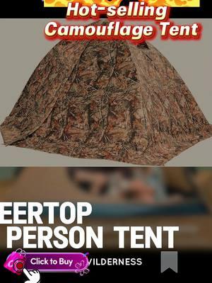 Hot-selling Camouflage Tent🛍🛍🛍#camptent #hotsellingitem🔥🔥 #TikTokShop #camper #outdoor #tents #geertop #viral #tiktokshopfinds #bushcraft #campinglife #outdoorlife 