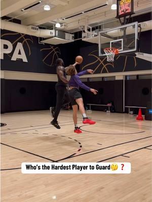 Who’s the hardest player to guard? #immanuelquickley #russellwestbrook #NBA #basketball #dariusgarland #jaylenbrown #hoops #ballislife #1on1 #nbabasketball #workout #chrisbrickley 