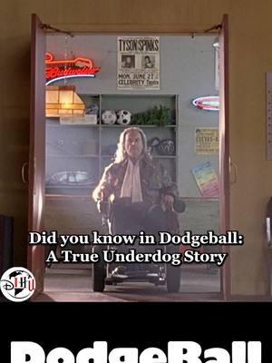 Did you know in DODGEBALL: A TRUE UNDERDOG STORY? #fyp #dodgeball #chucknorris #benstiller #alantudyk #pirate #comedy #viral #trending #doesitholdup #funfacts #moviefacts 