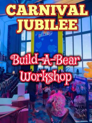 Carnival Jubilee Build A Bear Workshop Christmas Cruise #carnivalcruise #carnivaljubilee #buildabear #buildabearworkshop #cruiseactivities #cruisefun #cruisevacation #cruisewithblake #cruisewithkids 