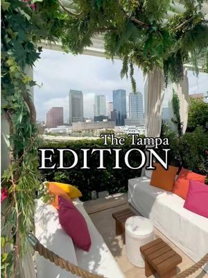 Indulge in Tampa Bay luxury at Tampa’s first 5 star hotel: The Tampa EDITION!  The Tampa EDITION is located off popular Water Street in Downtown Tampa and offers numerous dining options including Michelin star rated Lilac, a rooftop pool and lounge, and so much more! Next time you’re looking for a luxury getaway or an elevated experience in Tampa, check out the @editionhotelsbymarriott 🤩 Pro Tip: Their restaurants and rooftop bar and lounge is open to the public! 🌺 • • • • • #tampaedition #editionhotels #tampa #tampabay #travel #luxuryhotel #hotel #rooftopbar #restaurants #thingstodointampa #visittampabay #visitflorida 