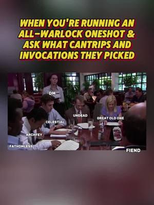 warlocks pick their cantrips and invocations #DND #DNDmeme #DNDmemes #DNDtiktok #DND5e #DNDtok #nerdtok #DNDfam #DNDparty #DNDfamily #fantasy #dungeonsanddragons #TTRPG #memes #rpg #tabletop #dndplayer #fantasy #fantasyrpg #dungeonsanddragonsmemes #dungeonsanddragons5e #roleplayinggame #dungeonmaster #ttrpgmemes #ttrpgtiktok #ttrpgtok #beggartok #dndhumor #dndjokes #dndfunny 