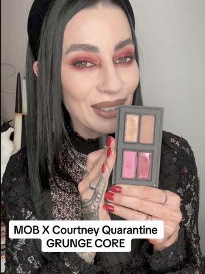 @MOB Beauty X @CourtneyQuarantine GRUNGE CORE PALETTE YES IM YELLING 😅 #courtneyquarantine #grungemakeup #veganmakeup #cleanbeauty #newmakeup #indiemakeup 