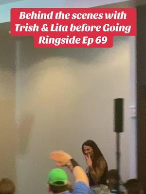 A little behind the scenes with #trishstratus and #lita from #WWE fame before #goingringside ep 69 https://youtu.be/ocgMOy-p0dg?si=RcTLh4N4NFBSY3vS