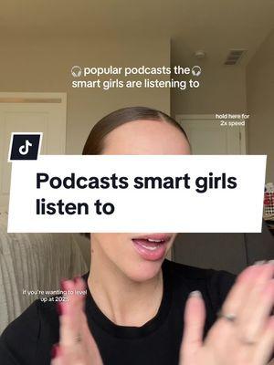 4 popular podcasts 🎧#greenscreen #podcastsoftiktok #podcastsforwomen #podcastsforlevelingup #podcastgirls #melrobbinspodcast #wemetatacme #thegoaldiggerpodcast #onpurposepodcast 