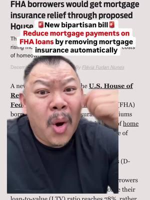 @Minhs2Cents 🔥 Big News for Homeowners with FHA Loans! 🔥 The Mortgage Insurance Freedom Act could change the face of homeownership forever. 🏡💸 Right now, FHA borrowers pay Mortgage Insurance Premiums (MIP) for the entire life of their loan unless they refinance. That’s expensive! 😤 With this proposed bill, MIP will be automatically removed when you’ve paid your loan down to 78% of the purchase price—making FHA loans much more affordable. 🙌 💡 Here’s why this is HUGE: ➡️ If you bought with 3.5% down at a 6% rate, it takes about 11 years to automatically drop MIP. ➡️ With this bill, you could pay off faster, save money, or even start with 22% down for no MIP and enjoy FHA’s lower rates (about 1% lower than conventional). This bill will make it easier for families to build equity faster and keep more money in their pockets. 💰 👉 Follow @whatsamortgage to stay updated on this game-changing proposal and find out when it passes. Share this with someone who needs to know! 🗣️ #MortgageTips #FHALoans #HomeOwnership #MoneyMatters #PMIrelief #whatsamortgage