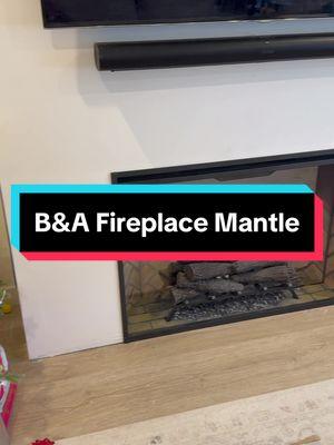 A little before and after the mantle installation on the fireplace. What so yall think? Do you like the style? #mantle #fireplace #cozy #beforeandafter #woodworking #fauxfireplace