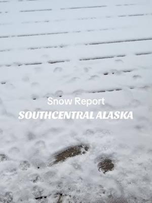 SNOW!!!! Keep it coming. 🙏🏻❄️ #southcentralalaska #alaska #snowreport #alyeska #lifeinalaska #anchorage #anchoragealaska #fyp #snowfall 