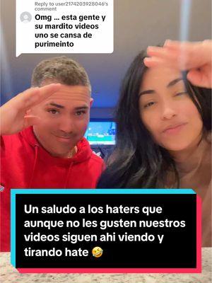 Replying to @user2174203928046 Un saludo a los haters que aunque no les gusten nuestros videos siguen ahi viendo y tirando hate 🤣 #fyp #bayuncadas🤣 #salvadoreña🇸🇻 #boricua🇵🇷 #salviricanvlogs #badbunny 