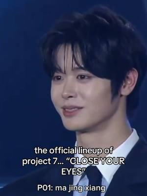 not the lineup i was hoping for but we will be supporting 💚 also remember that sungmin didn’t put himself in the group— yall voted for him even though he acknowledged multiple times he’s weak. #fyp #project7 #closeyoureyes #bosyplanet #kpop 