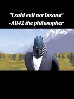 "i said evil not insane" ~All41 the philosopher  #darkmemes #darkjokes #darkcomedy 