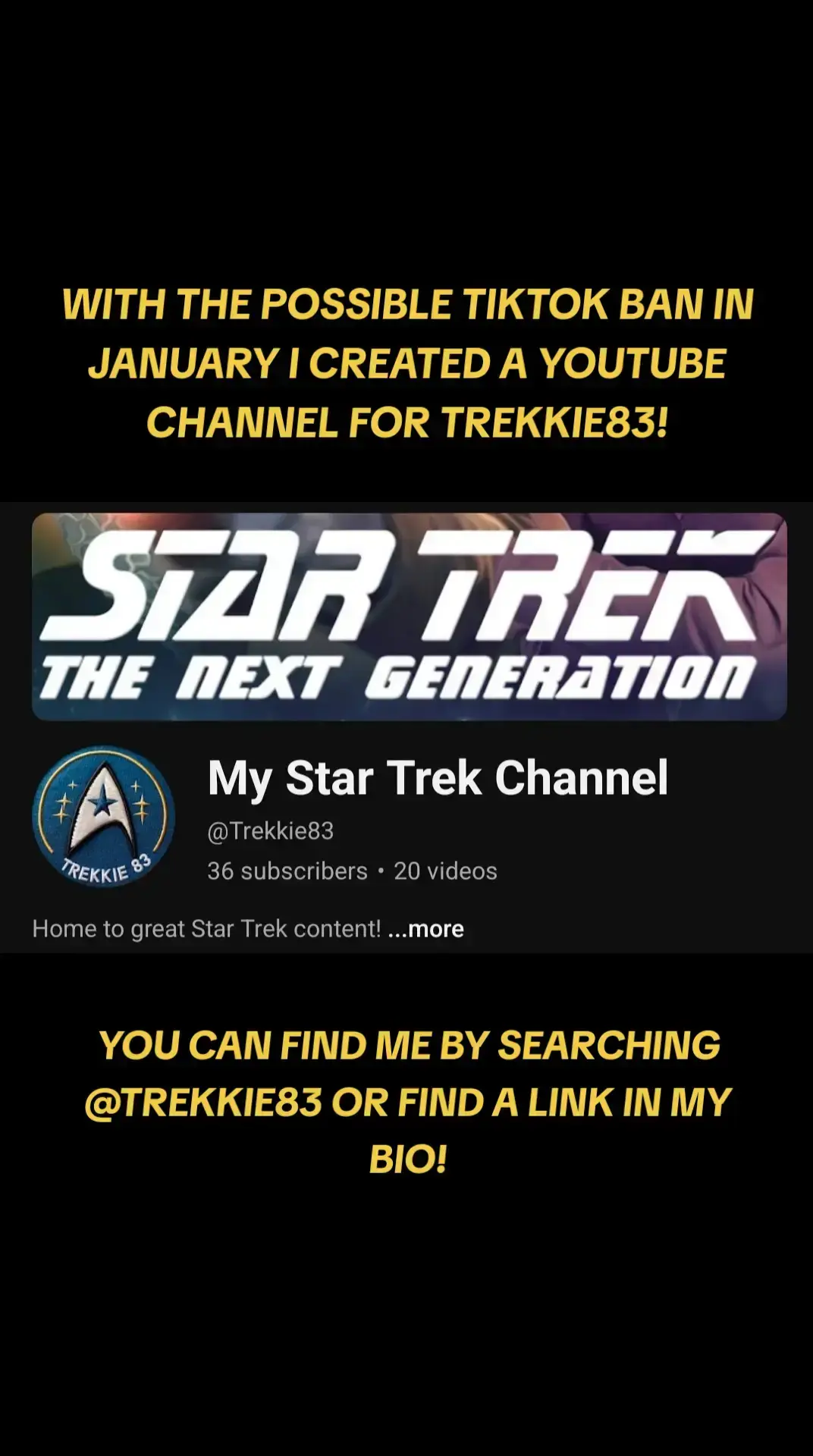 #startrek #startrekthenextgeneration #trekkie #sttng #trek #trekker #trektok #enterprise #picard #sciencefiction #ds9 #voyager #fyp #foryou #foryourpage #fypシ #fypシ゚viral #youtube #youtuber 