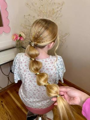 Obsessing over this glitter bubble braid! So fun for New Year’s! 🪩✨ All our favorite hair tools and accessories are linked in my bio under LTK! ##kidshairstyles##hairtutorial##girlshairstyle##hairtok##braids##hairstyleideas##healthyhair##longhair##hairinspo##relatable##haireducation##hairoftheday##hair##easyhairstyle##blonde##hairtips##schoolhairstyles##hairdo##hairvideos##glitter##gold##hairgoals##hairaccessories##hotd##hairstyle ##newyear##holidayhair##hairhack##hack##newyear2025 