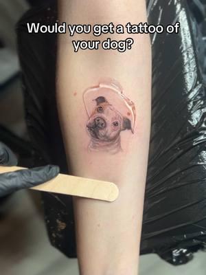 First I need a dog #madrabbit #tattoo #tattoos #pettattoo #dogtattoo #soothinggel 