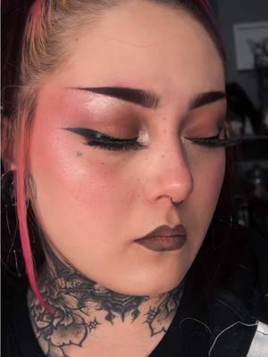 This is called, I just wanted to look really hot today 🖤✨ Products used: @Glow Recipe watermelon blurring drops? I think that’s what their called @urban decay brow blade in blackout, space cowboy glitter liner  @Huda Beauty pretty grunge palette  @meltcosmetics so high mascara, bride of Frankenstein powder, galerina inner lip @wetnwildbeauty breakup proof eyeliner  @Too Faced chocolate mousse contour  @ColourPop Cosmetics cutsie wootsy blush, freckle pen  @SHEGLAM concealer in buttercream  @Rare Beauty highlight in enlighten  @Unearthly Cosmetics cursed lip liner  @kissproducts you dew you lashes  #makeup #makeupartist #mua #alt #tattoos #dark #grunge #hudabeauty #urbandecay #meltcosmetics #rarebeauty #unearthlycosmetics #simplemakeup #kisslashes 