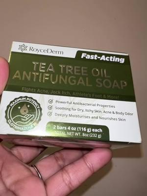 #roycederm #teatreeoilantifungalsoap #foryoupage #highlyrecommended 