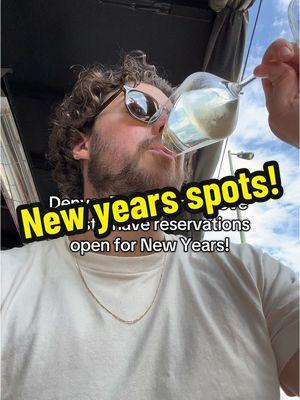 Looking for a last minute new years resi in Denver check these spots out! #denverfood #denverfoodscene #denverrestaurant #denverrestaurants 