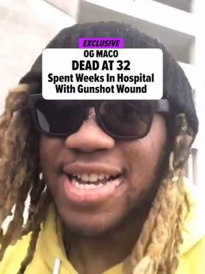 #ogmaco passed away last night surrounded by family in a Los Angeles hospital, #tmzhiphop has learned. 🕊️❤️ #exclusive story in bio. Rest In Peace 