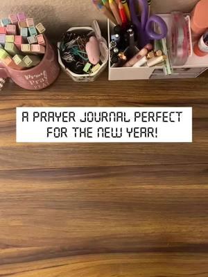 If diving more into prayer is one of your goals for 2025, checked out this beautiful prayer journal to help! #christiantiktok #prayerjournal #2025goals #praying 