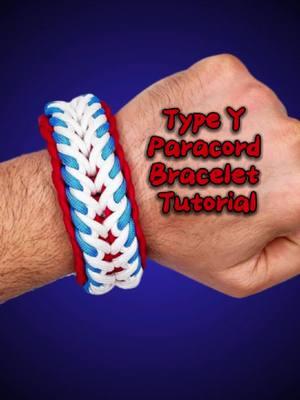 How to Make Type Y Paracord Bracelet Tutorial. Red Paracord 550 for base - 7.5 feet or in metric 2.3 mt Red Paracord 550 - 5.5 feet or in metric 1.7 mt Blue Paracord 550 - 6.6 feet or in metric 2 mt White Paracord 550 - 8.2 feet or in metric 2.5 mt Buckles 5/8 Add an extra 1.5 inches or 3 cm on the jig for bracelet comfort Wrist circumference 7.5 inches or 19 centimeters #TypeYParacordBraceletTutorial #yparacordbracelet #famousbracelet #ParacordBracelet #DiyBracelets #RopeBracelet #paracordbracelettutorial #howtomakeabracelet #braceletdesign