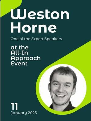 Join Weston Horne, holistic health practitioner, for The ALL-IN Approach to Holistic Health & Wellness Seminar!    📍 Columbus, OH – Get ready to kickstart 2025 with transformational insights and practical tools for your healthiest year yet. This is one seminar you won’t want to miss! #holistichealth #columbusohio #thingstodoincolumbus #lifeincolumbus 