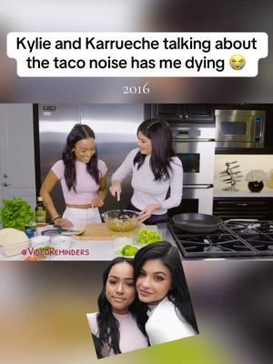 We need a round 2 of a cooking video with them both 😆 #kylie #karrueche #kyliejenner  #fyp 