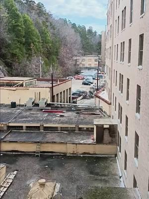 View from room 502 Arlington Hotel, Hot Springs, Arkansas #creatorsearchinsights #grandmasoftiktok #teachersoftiktok #historichotel #arlingtonhotel 