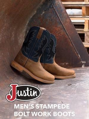 Built tough for the toughest jobs - Justin Work Boots. #nrsworld #allthingswestern #westernlifestyle #westernwear #westernstyle #justinboots #workboots #construction #steeltoe #workwear #boots #productdesign @Justin Boots - Cowboy Boots 