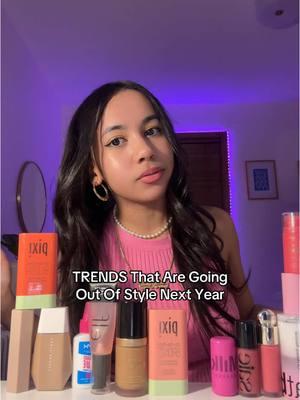 Trends that are going out of style✨😖 #fyp #foryoupageofficiall  #makeup #makeuptutorial #fyp #foryoupage #grwm  #MakeupRoutine  #curlygirl #grwmgirl #xybca  #trends #fashionprediction #trendpredictions #outofstyle 