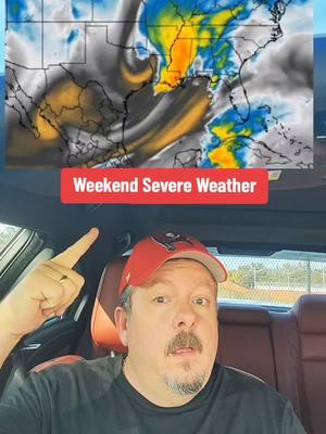 12/27 Severe weather this weekend upper Gulf then east coast including Florida. Things start Saturday with storms overnight into Sunday to watch. Tornadoes likely.  #weather #severeweather #tornadoes #mikesweatherpage #mwp #fyp