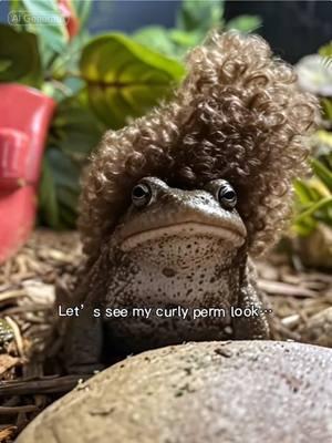 #aifilter #toad #curlyhair 