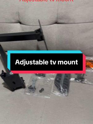 Super easy set up adjustable tv mount for any tv!  #tv #tvmounting #tvwallmount #foryoupage #fyp #fypシ 