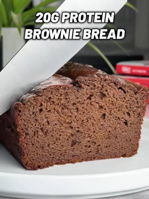 20g Protein Brownie Bread 🤤🔥 Why have a protein bar when you can enjoy a slice of this fresh baked protein brownie bread that tastes amazing and makes the perfect snack on your diet! ✅ Ingredients: 1-1/4 cup flour (150g) 3 scoops chocolate whey protein (90g) - I use @legion KORY saves 20% off their products 1/4 cup zero sugar brownie mix (30g) 3/4 cup zero calorie sweetener 1/2 cup cocoa powder (40g) 1 tsp baking powder 1/2 tsp baking soda Pinch of salt 1 cup fat-free Greek yogurt (220g) 3 eggs 1/3 cup unsweetened applesauce (80g) 2 tbsp melted coconut oil (30ml) 1 tbsp melted light butter (15ml) 1 tsp vanilla extract ➡️ Bake at 320°F for 50-55 mins (160°C) 💪 Macros per sliced:  260 calories, 9g fat, 26g carbs, 20g protein.  Makes 7 slices. #brownie #protein #bread #healthybaking #baking #Recipe #healthylifestyle #macros #fitness #highprotein #fatloss #weightloss #weightlossjourney 