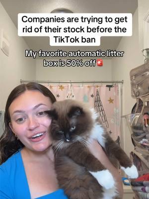 The best litter box ever #catbox #automaticlitterbox #litterbox #selfcleaninglitterbox #catsoftiktok #cats #kitten #CleanTok #pets 