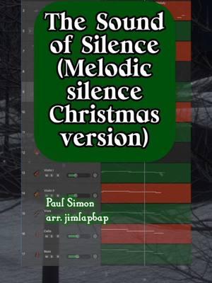 #soundofsilence #simonandgarfunkel #christmas #christmasmusic #ChristmasSong #ChristmasSongs #glockenspiel #sleighbells #MusicTheory 