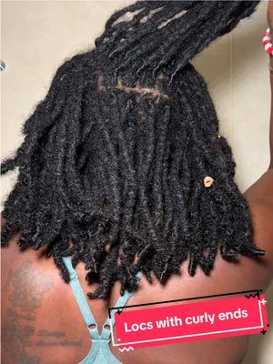 Locs with curly ends #starterlocs #boholocs #butterflylocs #twostrandtwiststarterlocs #minitwist #curlyendlocs #locinspo #loc #locs #locstyles #locjourney #locnation #naturalhair #loclivin #loctician #dreadlocks #starterlocs #locstylesforwomen #loclove #loclife #womenwithlocs #locmaintenance #locswithcurlyends #locqueen #retwist #naturalhairstyles #foryoupage  #4alocs #4blocs #3clocs #fyp