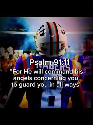 Psalm 18:29 "For He will command his angels concerning you to guard you in all ways"#gospel #speadthegosple #jesusislordandsavior #havefaithinyourself #havefaith #pray #jesusiscoming #godisgood❤️ #life #jesusislord #fypsounds #fyp #life #christiantiktok #speadthegosple #amen🙏 #peacefull #god #jesus #nfl 