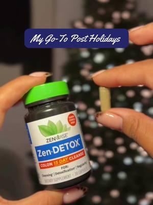 If your holiday feast recap has you feeling like you overdid it, it’s probably time for a reset!✨ ZenDetox® has entered the chat. ✨ #reset #happyholidays #cleanse #supplementsthatwork #postholiday #tiktokshopfinds #zenwise #totherescue