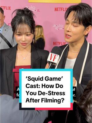 How does the #SquidGame cast de-stress after work? Video games and family time.  #squidgamenetflix #netflix #leejungjae #leeseohwan #imsiwan #joyuri #yangdonggeun 