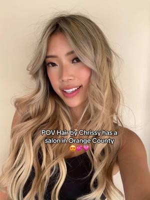 Habit Salon in OC is perfect♥️👸🏻💌✨ @Hairby_chrissy #hairtok #hair #hairby_chrissy #oc #orangecounty #blondebalayage #balyage 