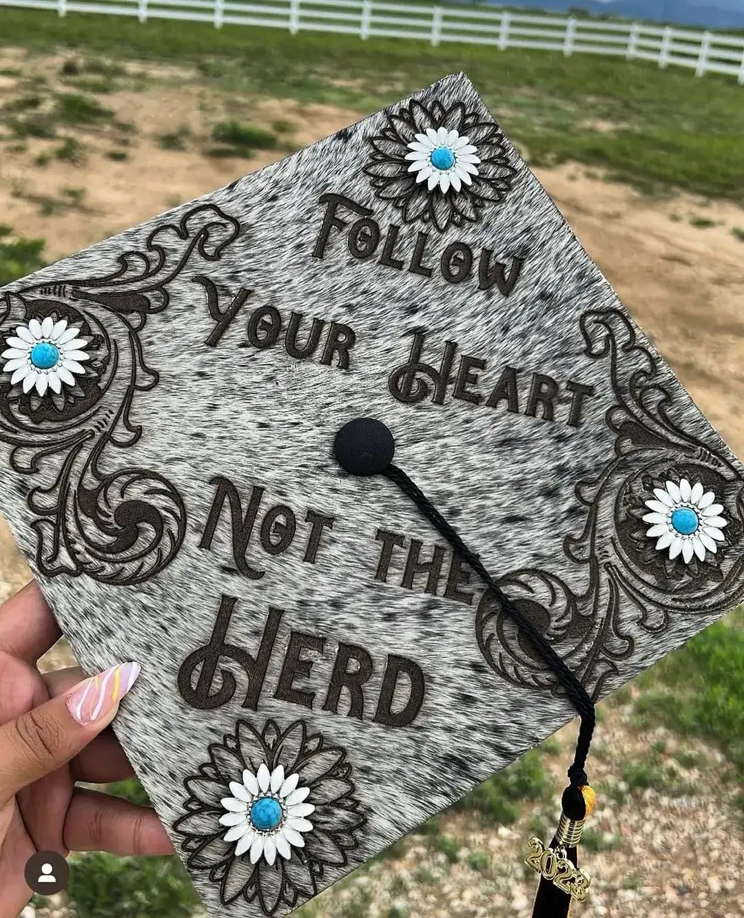 🎓✨ Make your graduation unforgettable with a cap that truly represents YOU! Stand out and shine bright! 🌟 #graduationcap #classof2023 #capdecoration #personalizedstyle #standout #graduationday #creativecaps #customcap #memorablemoments #graduationgoals #uniquedesigns #celebrateyou #turningheads #proudmom #proudmoment #prouddad #blessed #fyp #lethalcreeklaserworks 