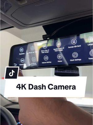 This 4K Dash Camera for Cars is easy to install plus it looks very minimalistic in your car by @WOLFBOX #dashcamera #cardashcam #dashcam #mirrordashcam #dashcameraforcars #4kdashcam #smartdashcam 