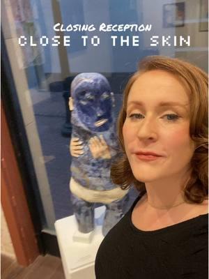 Last Saturday we closed Close to the Skin at Works/San Jose Solo Show for me at Aftertime Collective in Portland, Oregon June 2025  More shows from True Thing Collective in Santa Cruz, California July 2025 #california #oregon #portland #santacruz #artist #artcollector #artcollective #womenartists 