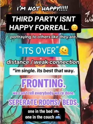 Third Party in relationship #tarot #tarotcards #tarotreading #tarotreader #psychicreading #Relationship #messages #thirdparty #3rdparty #thirdpartysituation 