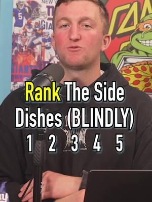 Ranking SIDE DISHES Without Knowing What’s Next! #fyp #dish #food #side #dinner #rank 