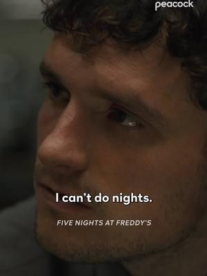 No, don't ask me to hang out after 8 pm. #FiveNightsAtFreddys is streaming now on Peacock. #FNAFMovie #JoshHutcherson #Horror #Mystery